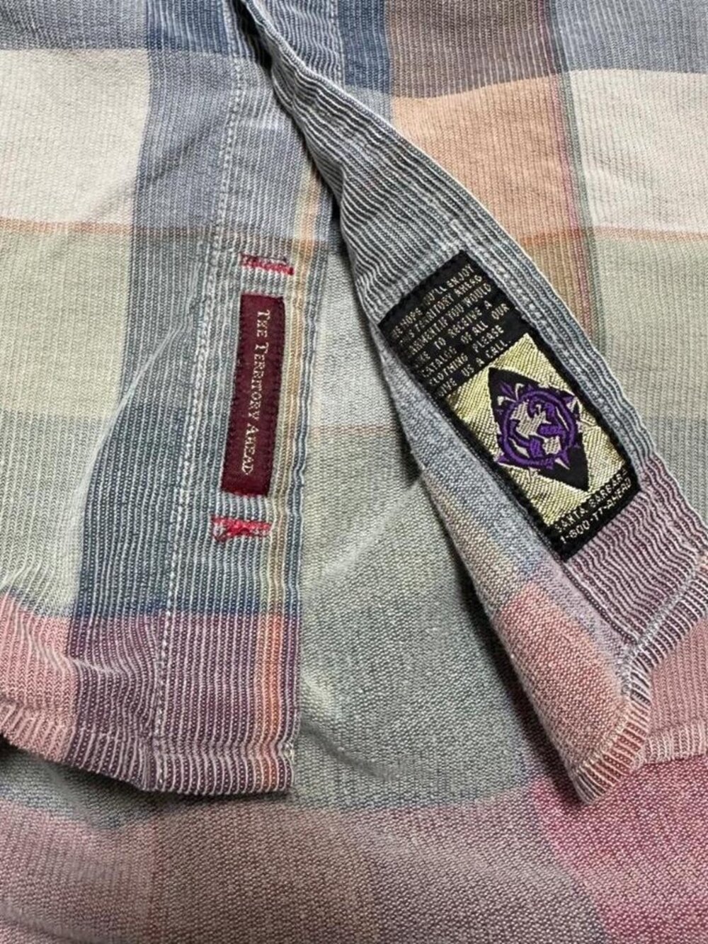 Vintage 90s The Territory Ahead Button Down Shirt - Picture 5 of 6